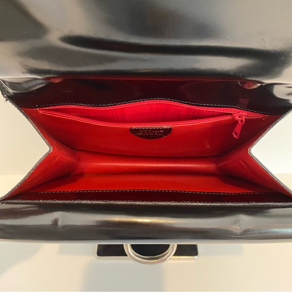 Celine Vintage Double Flap Top Handle Bag - Picture 5 of 9